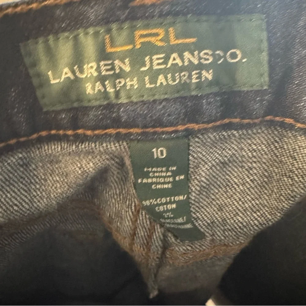 Lauren Ralph Lauren Straight Dark Denim Blue Jean